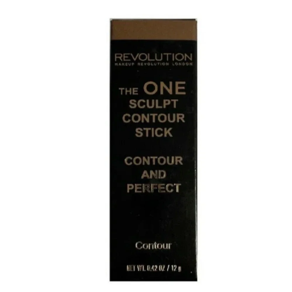Revolution Makeup London The One Sculpt Contour Stick Matte Brown 0.42oz 12g New